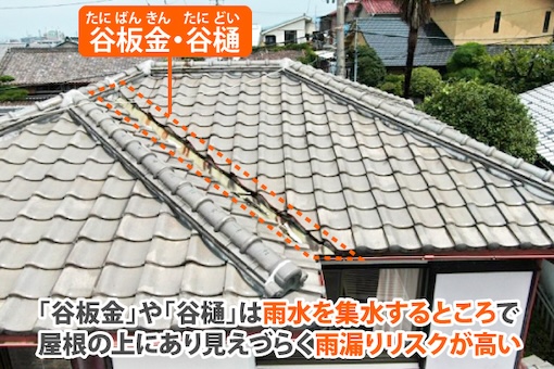 谷板金　谷樋　解説